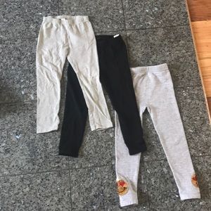 Grey and Black Leggings, Children’s place, size S